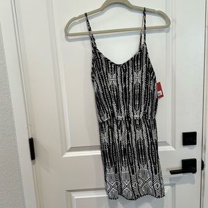 Mossimo Black and White Romper